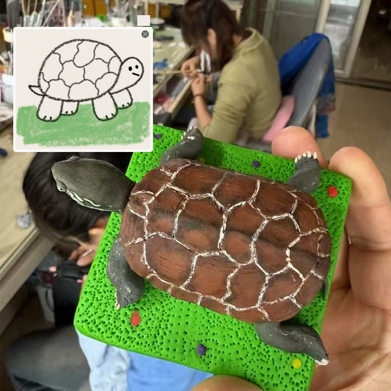 絵画・AI作品をフィギュア化
