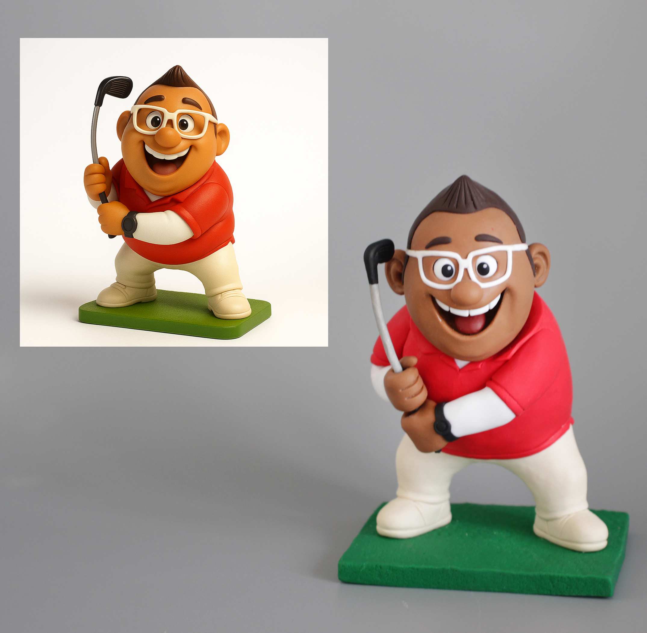 絵画・AI作品をフィギュア化